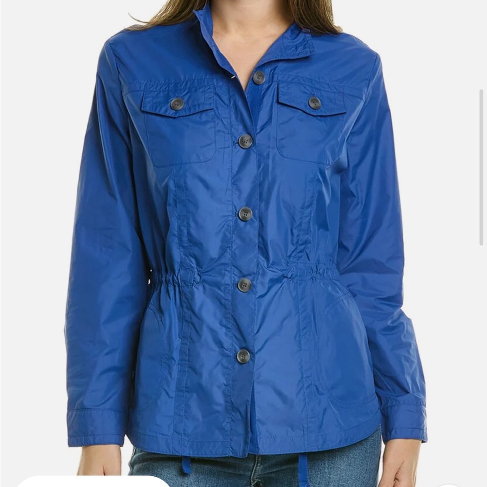 J. McLaughlin Nylon Button Up Jacket Size XS